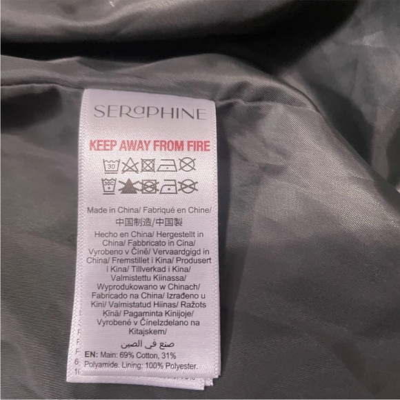 Seraphine Women's Khaki 4 in 1 Maternity postpatrum Parka Size 6 Comfy - Picture 9 of 16